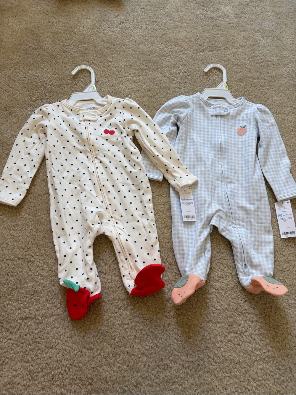 Carter’s Baby Onesies size 3 month- set of 2